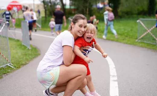 Dzieci też miały swój bieg na Festiwalu Biegowym. Była radość i zdrowa rywalizacja  - 16